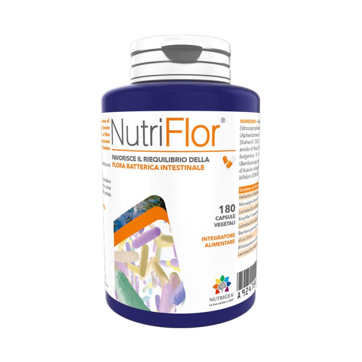 Nutrigea&reg; NutriFlor&reg; Integratore Alimentare 180 Capsule Vegetali