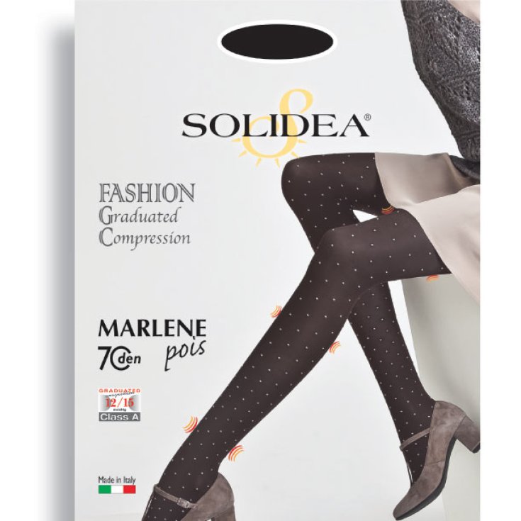 Solidea Marlene Pois 70 Opaque Colore Nero Taglia 2-M