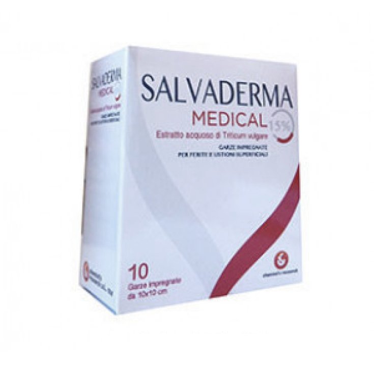 Salvaderma Medical 15%+1% 10 Garze Impregante