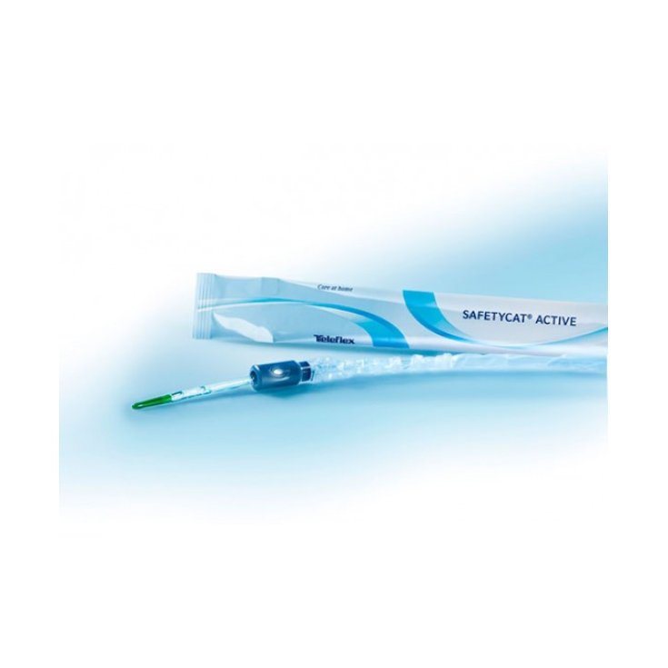 Teleflex Safetycat Active Ergothan 40cm Catetere Vescicale Autolubrificato CH12