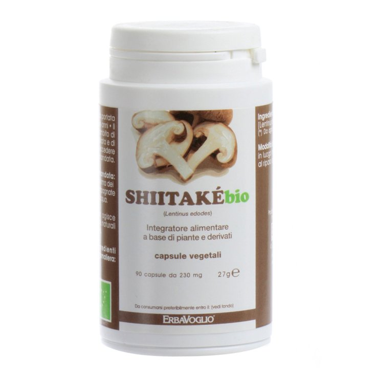 Erbavoglio Shiitake Bio Integratore Alimentare 90 Capsule