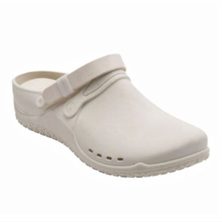 Scholl Clog Progress Zoccolo da Lavoro Unisex Colore Bianco Taglia 43