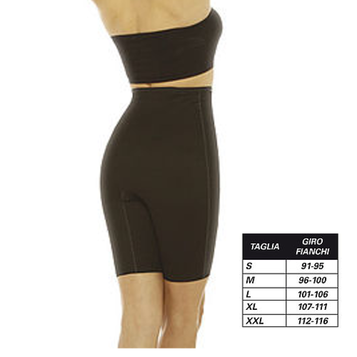 Slimagra Panty Ciclista Nero XXL