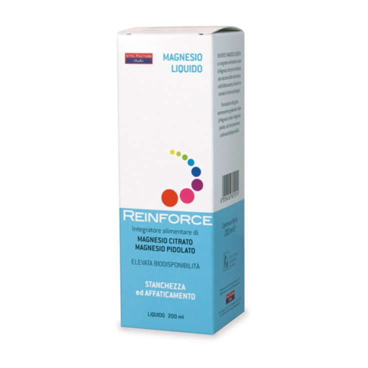 Farmaderbe Reinforce Magnesio Liquido Integratore Alimentare