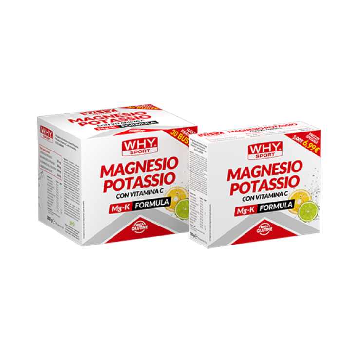 Why Sport Magnesio Potassio Integratore Alimentare 10 Bustine