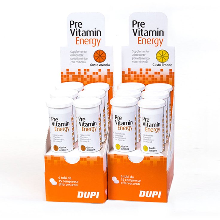 Previtamin Energy Gusto Arancia 15 Compresse