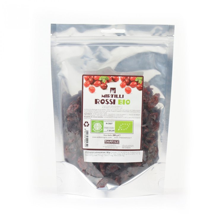 Erbavoglio Mirtilli Rossi Biologico 500g
