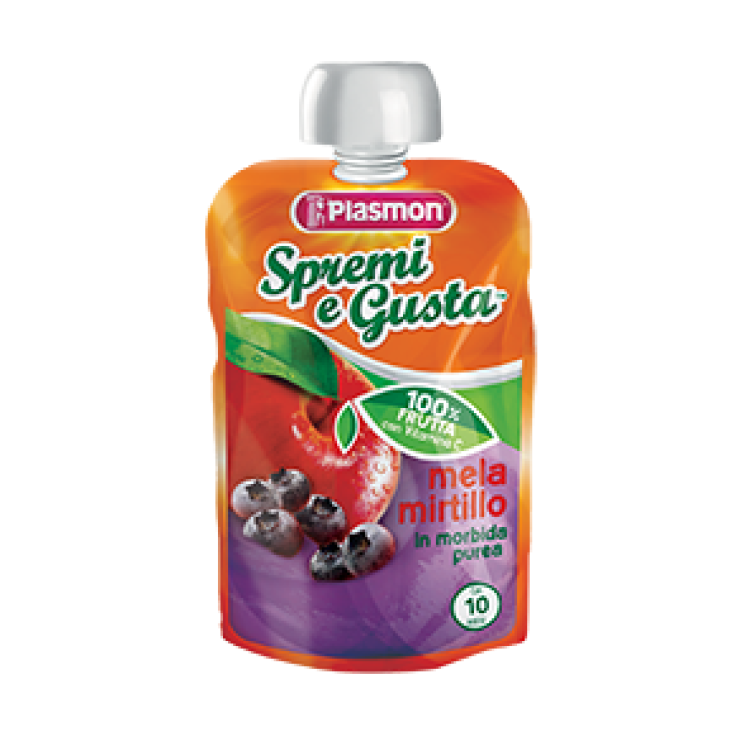 Plasmon Spremi E Gusta Mela E Mirtillo 100ml