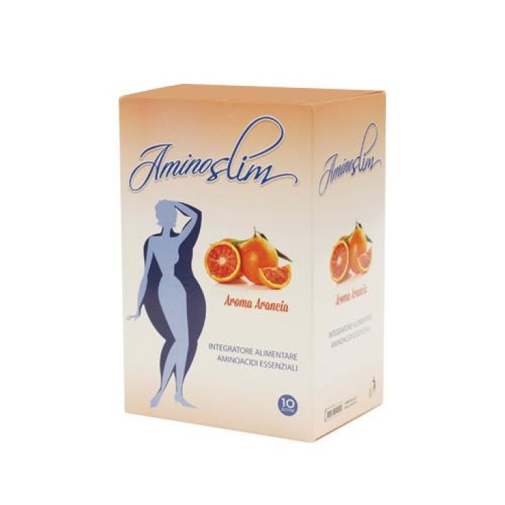 Aminoslim Aroma Arancia Integratore Alimentare 10 Bustine Da 10g