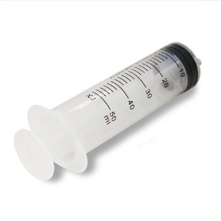Siringa 50ml Senza Ago Cono Eccentrico 1 Pezzo