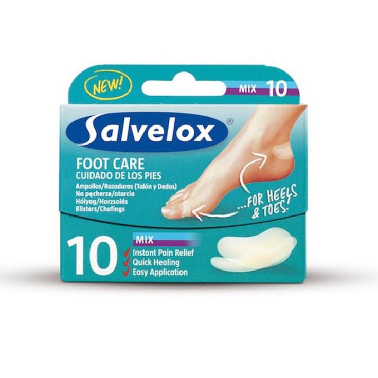 Salvequick Foot Care Mix Blisters 10 Unit&agrave;