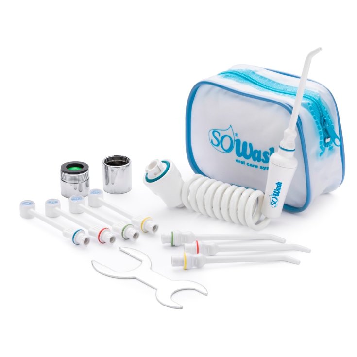 Sowash Family 4 Testine Idrogetto + 4 Testine Idropulsore Gengive Sensibili