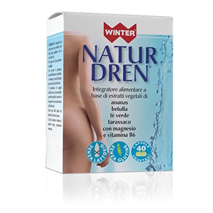 Winter Natur Dren Integratore Alimentare Senza Glutine 40 Capsule Vegetali