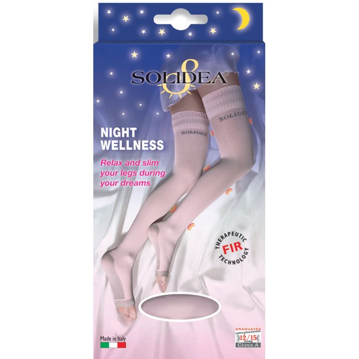 Solidea Calze Night Wellness Colore Nero Taglia 3-ML
