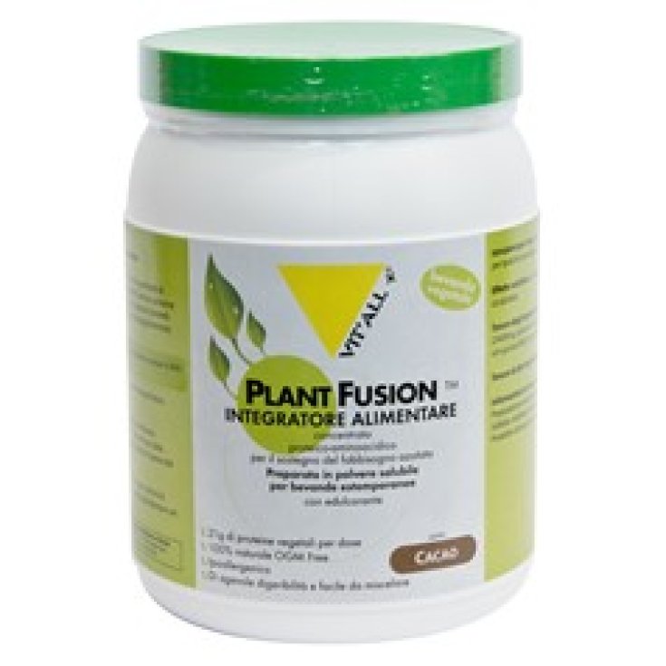 PlantFusion Polvere Gusto Cacao Integratore Alimentare 454g