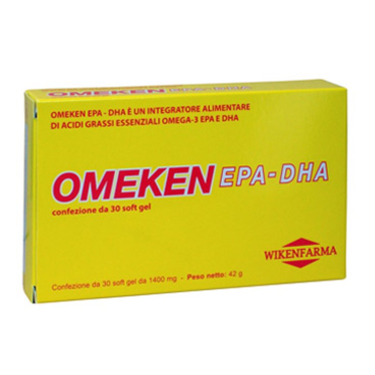 Wikenfarma Omeken EPA-DHA Intergatore Alimentare 30 Perle