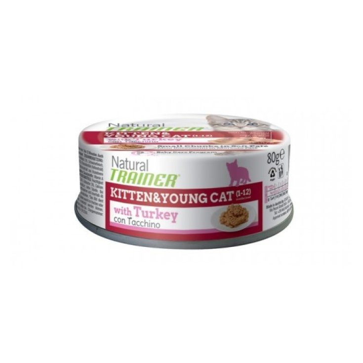 Trainer Natural Kitten & Young Pat&egrave; Per Gatti 80g