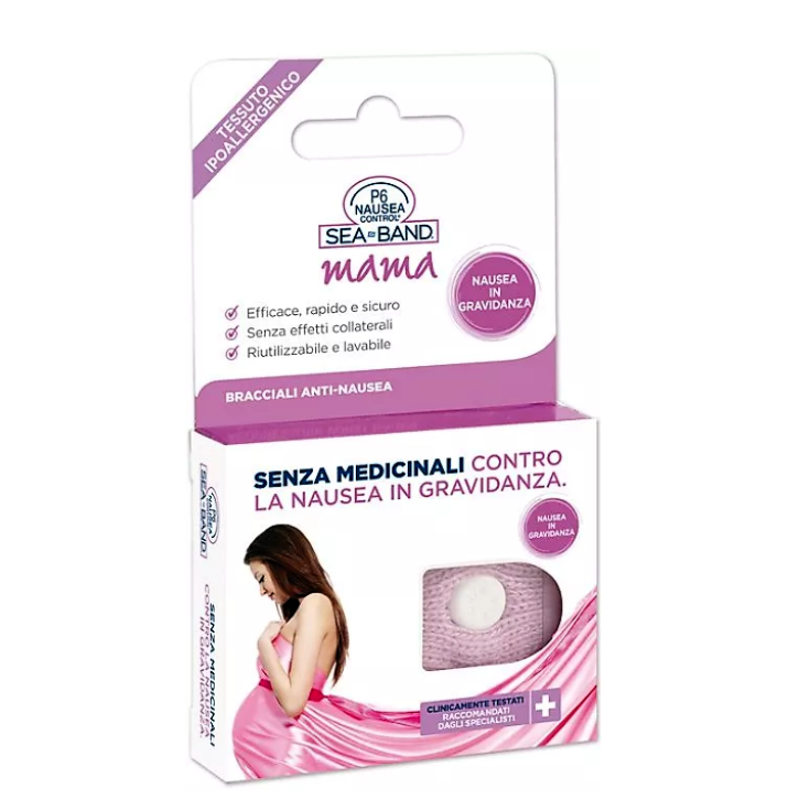 P6 Nausea Control Sea-Band Mama Bracciali 2 Pezzi