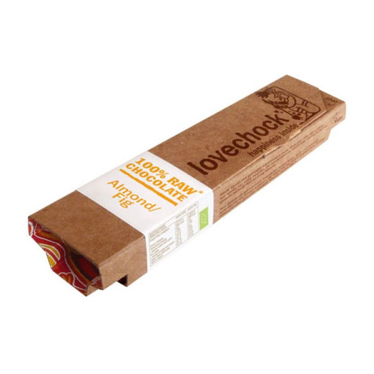 Lovechock Cioccolato 100% Raw Mandorle E Fichi 40g