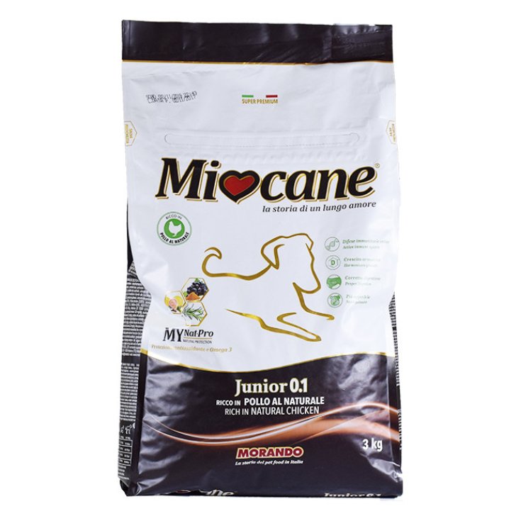 Miocane Junior 0,1 Carni Bianche Cibo Secco per Cani 3kg
