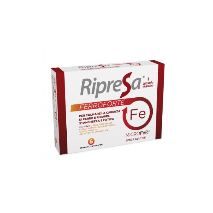 Chemist's Research Ripresa FerroForte Integratore Alimentare 20 Capsule