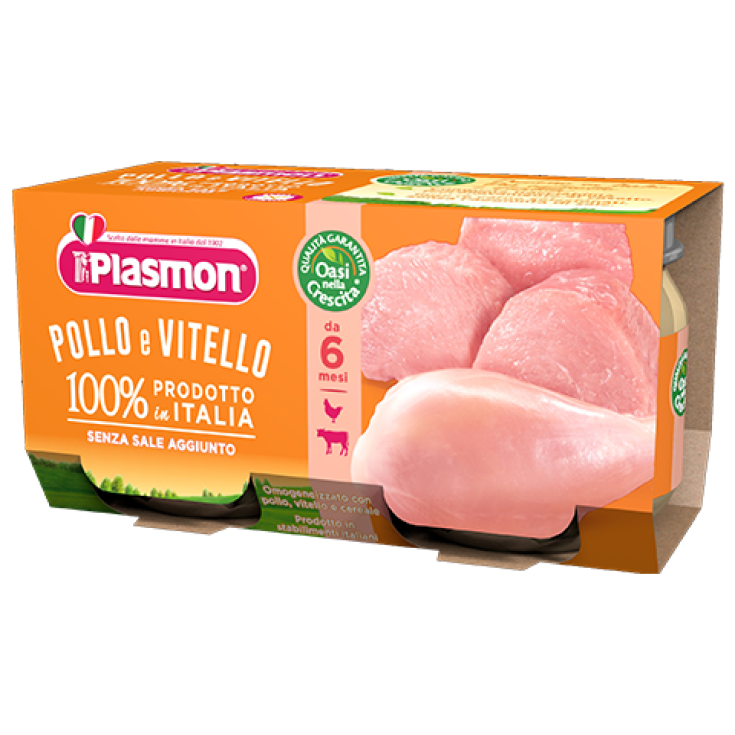 Plasmon Omogeneizzato Di Carne Pollo E Vitello 4x80g