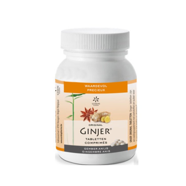 Lemon Pharma Ginjer Con Zenzero Gusto Anice Pastiglie Integratore Alimentare 40g
