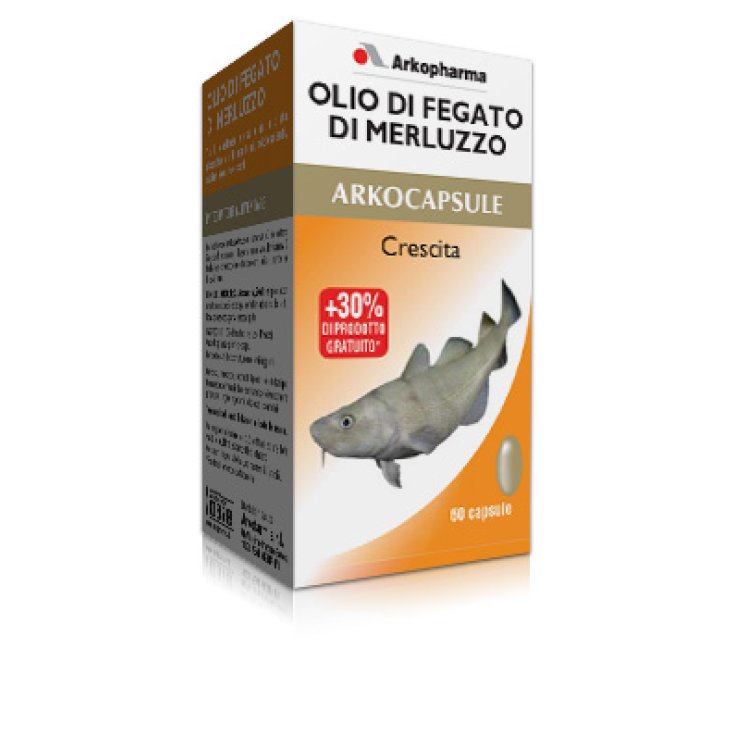 Arkopharma Arkocapsule Olio Di Fegato Di Merluzzo Integratore Alimentare 60 Perle