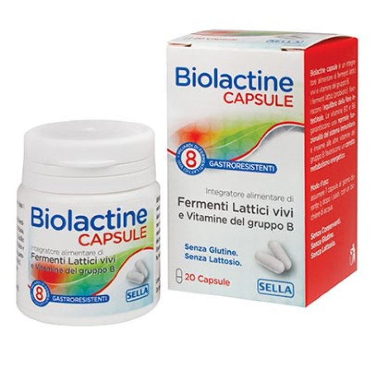Sella Biolactine Capsule Integratore Alimentare 20 Capsule