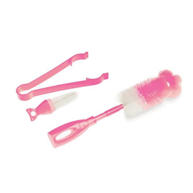 Nuvita Scovolino Biberon 3 in 1 Rosa
