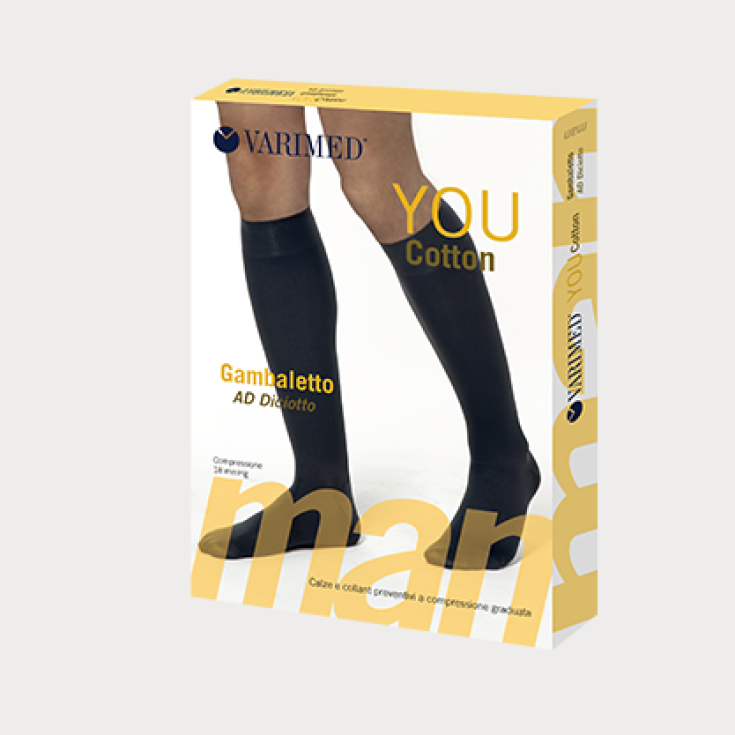 Varimed Uomo Relax 18 Gambaletto Preventivo Colore Marrone Taglia II