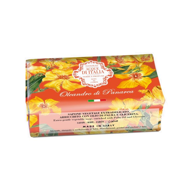 Hanorah Acque D'Italia Oleandro Di Panarea Sapone Vegetale 200g