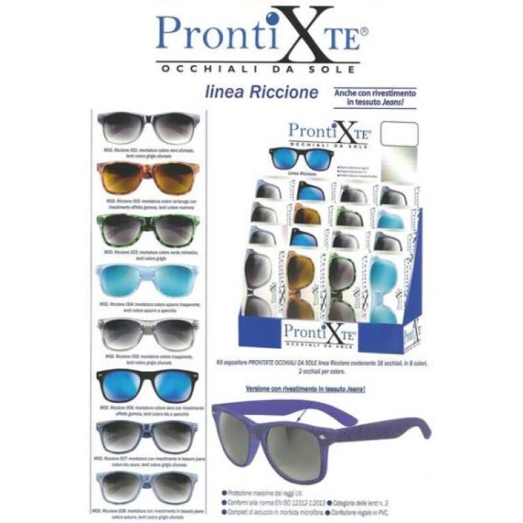 ProntiXte Kit Occhiali Da Sole Riccione 16 Pezzi Assortitit