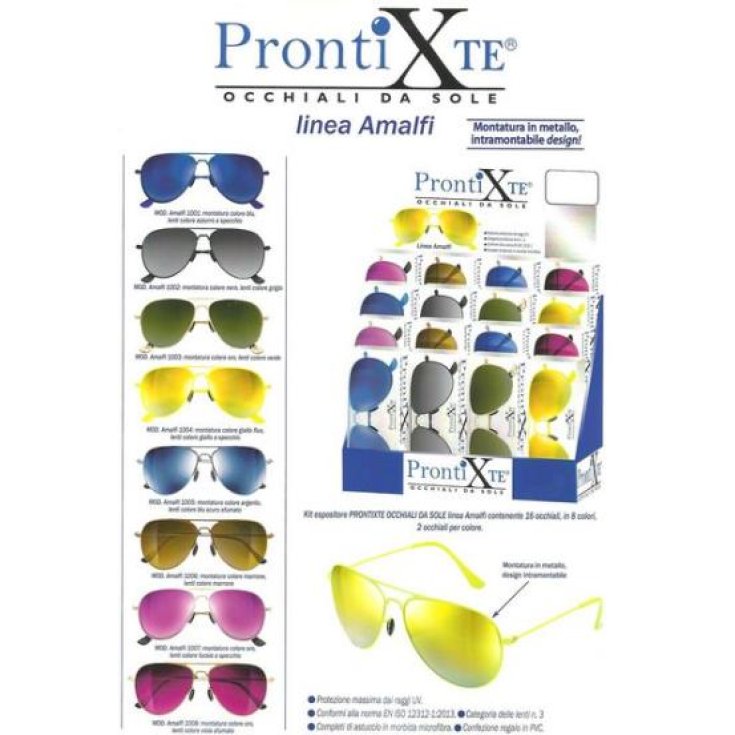 ProntiXte Kit Occhiali Da Sole Amalfi 16 Pezzi Assortitit