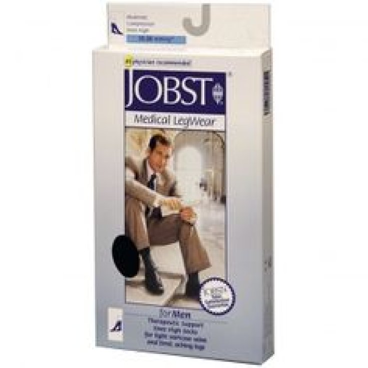 Jobst UltraSheer For Men 15-20 Calzettoni Colore Nero Taglia 4