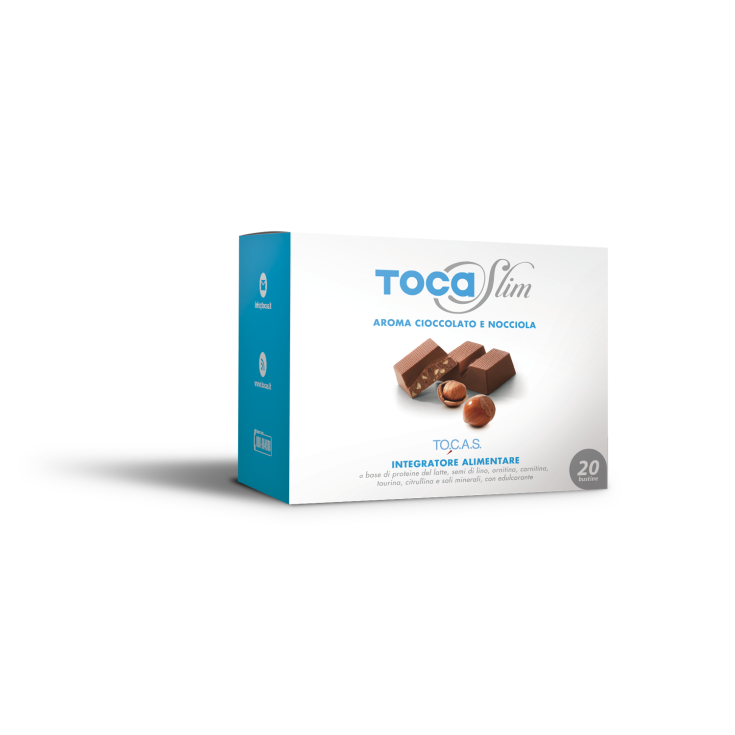TO.C.A.S. Tocaslim Cioccolato/Nocciola Integratore Alimentare 20 Bustine TO.C.A.S. Tocaslim Cioccolato/Nocciola Integratore Alimentare 20 Bustine
