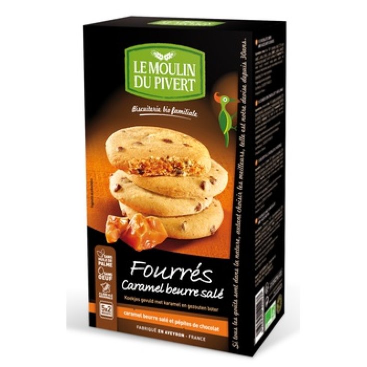 Le Moulin Du Pivert  Cookies Pepites  Biscotti Bio Cioccolato e Nocciole 175g