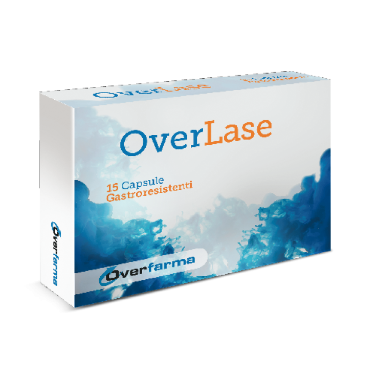 Overfarma Overlase Integratore Alimentare 15 Capsule Gastroresistenti