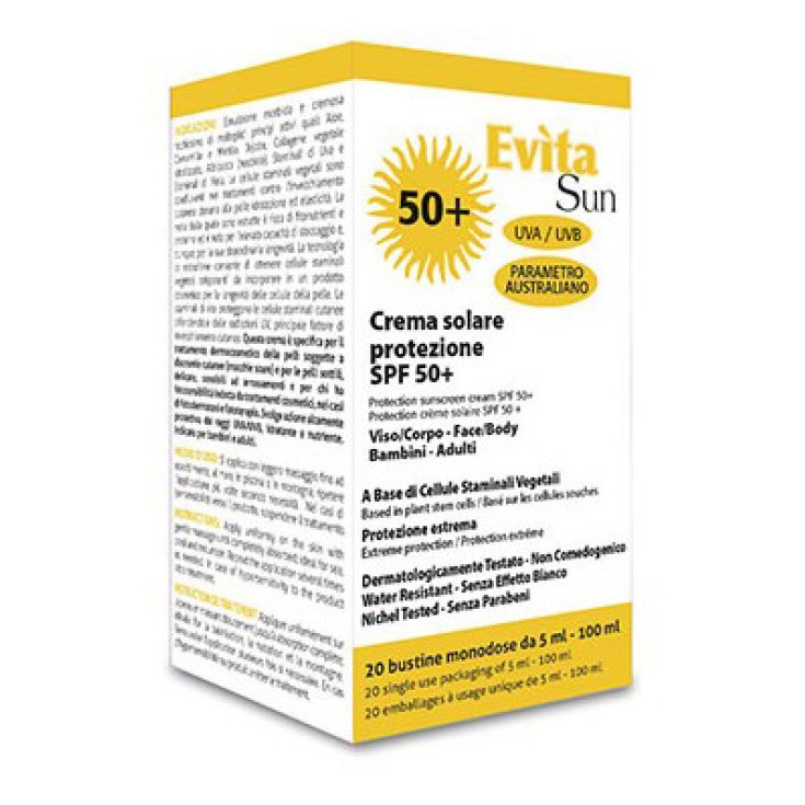 Evita Sun 20 Bustine Spf50 100ml