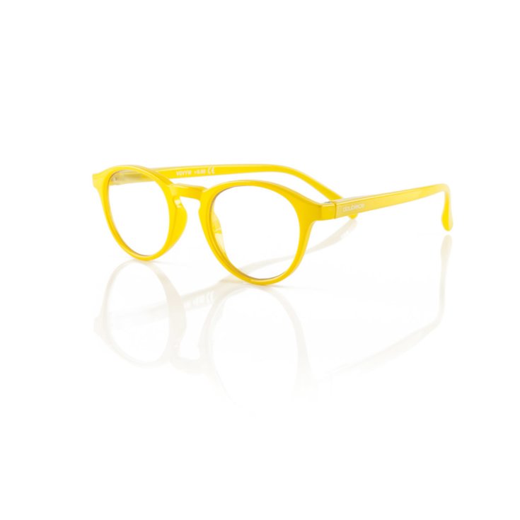 Doubleice Occhiali Vintage Yellow +3,00 Diottrie