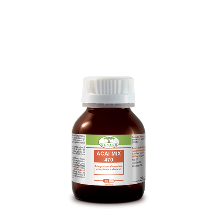 Renaco Acai Mix 470 Integratore Alimentare 60 Capsule