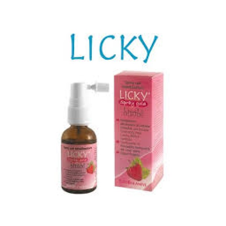 Fitobucaneve Licky Spray Gola Bambini Gusto Fragola 30ml