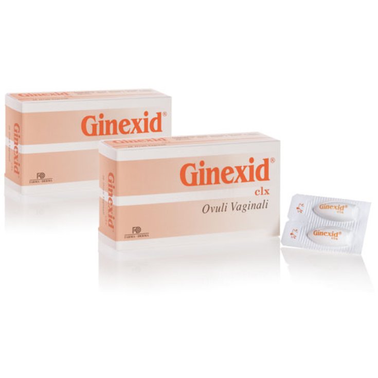 Farma-Derma Ginexid&reg; Clx Ovuli Vaginali 10 Pezzi Da 2g