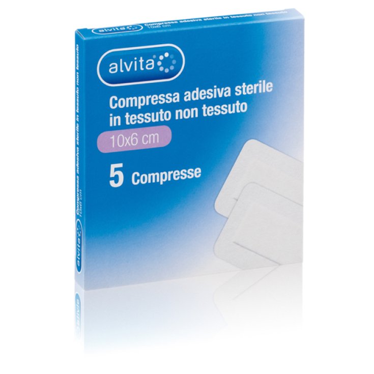 Alvita Compressa Adesiva Sterile Dimenzioni 10x6cm