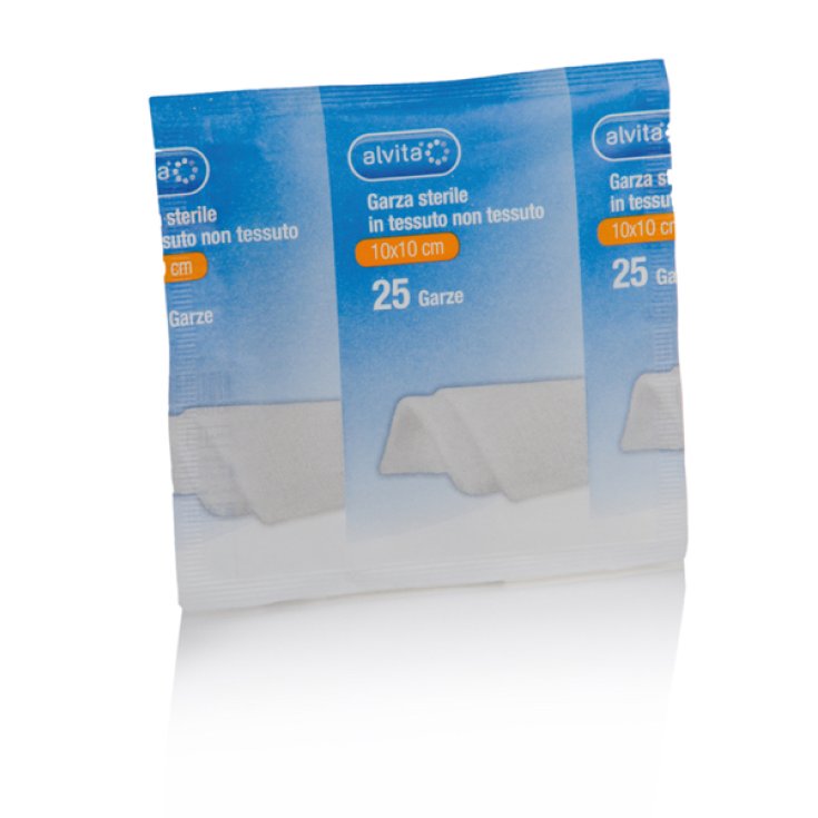 Alvita Garza Sterile 10x10cm 25 Pezzi
