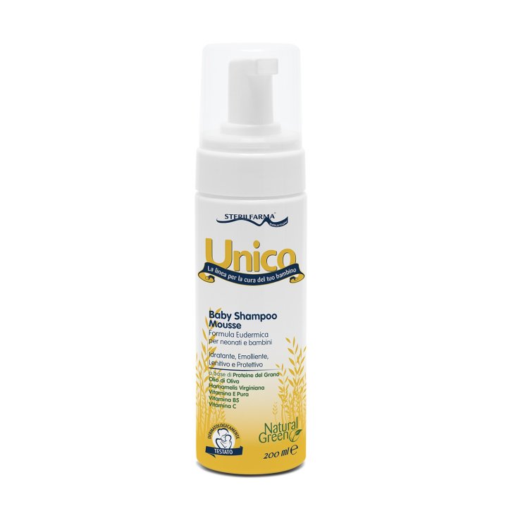 Sterilfarma&reg; Unico Baby Shampoo Mousse 200ml