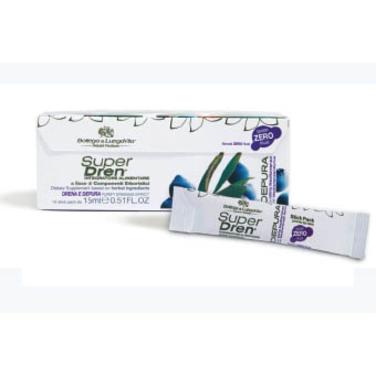 Bottega Di Lunga Vita Super Dren Depura Mirtillo 14 Stick Pack