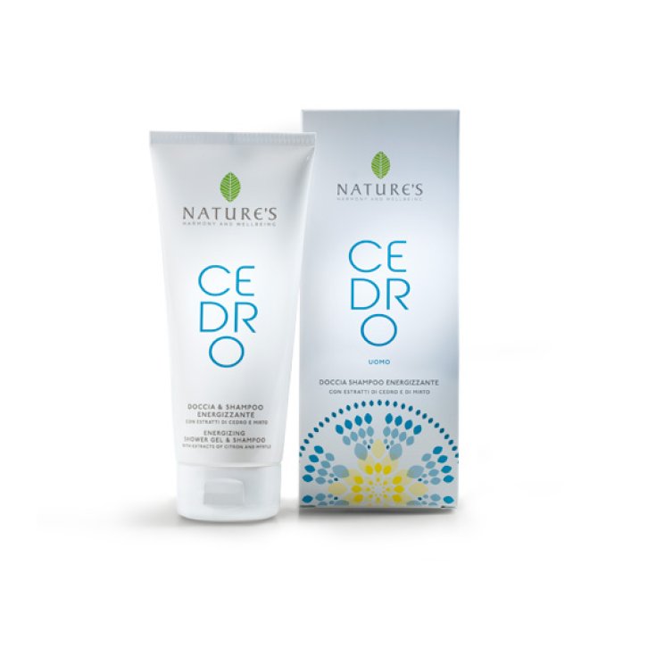 Nature's Cedro Uomo Doccia Shampoo Energizzante 200ml