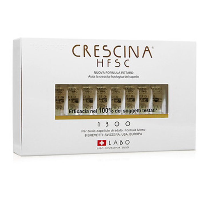 Labo Crescina HFSC Nuova Formula Retard 1300 Uomo 10 Fiale