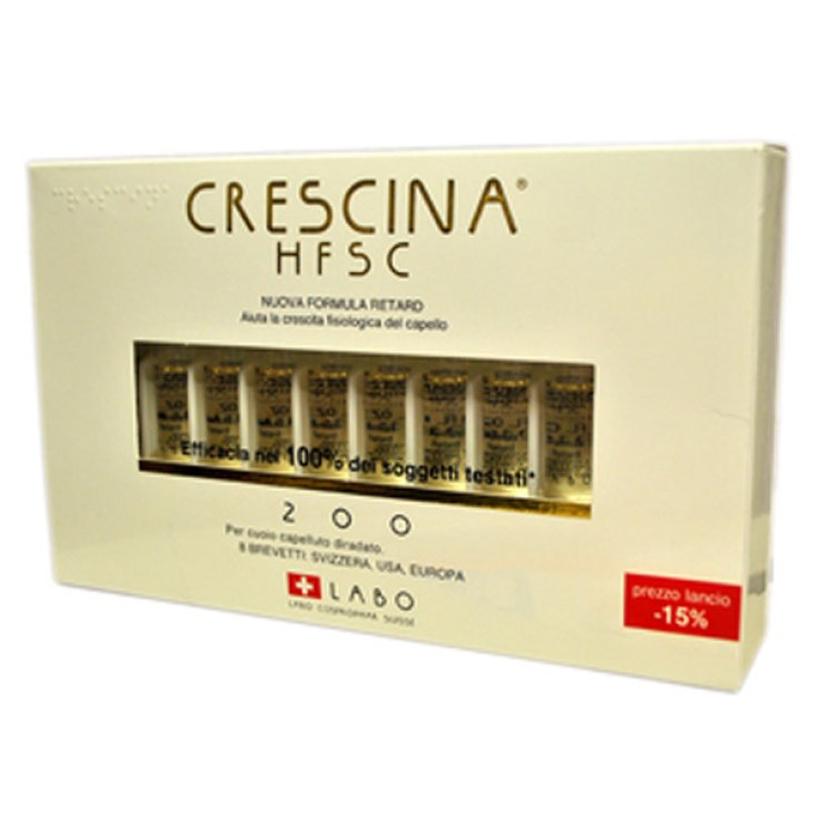Labo Crescina HFSC Nuova Formula Retard 200 Uomo 40 Fiale